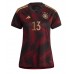 Tyskland Thomas Muller #13 Replika Borta matchkläder Dam VM 2022 Korta ärmar